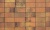 Плитка тротуарная ВЫБОР ЛА-Линия 2П.6, Листопад Саванна коричнево-оранжево-желтый  гранит, 200*100*60 мм
