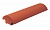 Клинкерный заборный элемент KING KLINKER Рубиновый красный (01), 79*250*42 мм