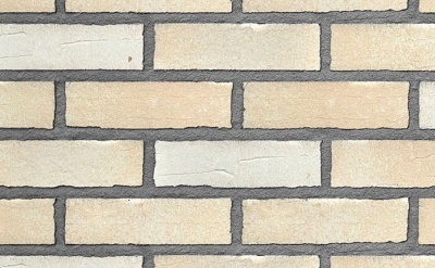 Кирпич клинкерный пустотелый Roben Aarhus песочно-белый гладкий, 240*115*71 мм