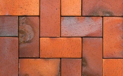 Клинкерная тротуарная брусчатка ABC Ember (orange-gelb-Kohlebrand), 200х100х52 мм