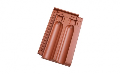 Керамическая черепица рядовая Koramic Tradi 12 (Tradi Nova) Copper Brown Engobe
