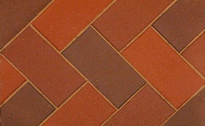 Тротуарная клинкерная брусчатка Penter Terra Kirju каре, 200х100х52 мм