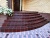 Клинкерная угловая ступень флорентинер Stroher Keraplatte Duro 825 sherry, 345х345х12 мм