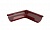 Угол желоба наружный LINDAB RVY сталь, темно-красный, 90 град., D 150 мм