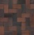 Тротуарная клинкерная брусчатка Muhr №04S Rotbraun-bunt spezial, 200*100*40 мм