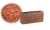 Облицовочный бетонный камень торцевой Меликонполар СКЦ 2Л-4 красный 3%, 390*120*188 мм