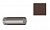 Труба соединительная CM Vattern темно-коричневый, D 90 мм