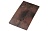 Керамическая черепица рядовая (бобровый хвост) Koramic Patrimony Handcrafted Plain Tile 14x25 Vineyard Black Antique