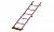 Секция кровельной лестницы Borge коричневая, 1,8 м