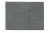 Плитка тротуарная BRAER Триада серый 300/450/600*60 мм