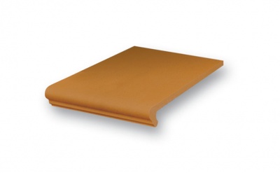 Клинкерная ступень флорентинер Stroher Keraplatte Terra 313 herbsfarben, 345x240x12 мм