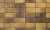 Плитка тротуарная ВЫБОР ЛА-Линия 2П.10, Листопад Янтарь коричнево-желтый гранит, 200*100*100 мм