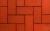 Тротуарная клинкерная брусчатка ABC Rot-nuanciert, 200x100x45 мм