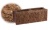 Облицовочный бетонный камень рядовой Меликонполар СКЦ 2Л-9 коричневый 3%, 380*120*140 мм