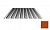 Профилированный лист T20-24W-110 Ruukki Pural Matt, цвет RR750 светло-терракотовый