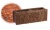 Облицовочный бетонный камень рядовой Меликонполар СКЦ 2Л-9 красный 3%, 380*120*140 мм
