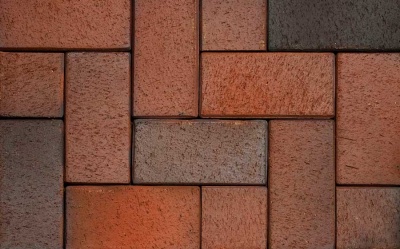 Тротуарная клинкерная брусчатка ABC Opal-blau-geflammt, 200х100х52 мм