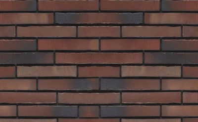 Клинкерная фасадная плитка Stroeher Glanzstueck Glanzstueck № 2 рельефная, 440*52*14 мм