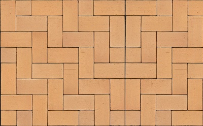 Тротуарная клинкерная брусчатка Muhr №02 Gelb-bunt, 220*105*52 мм