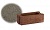 Облицовочный бетонный камень торцевой Меликонполар СКЦ 2Р-16 черный, 250*120*90 мм