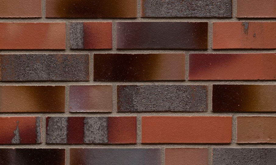 Кирпич клинкерный пустотелый Feldhaus Klinker K570 carbona ardor coloratus, 240*115*71 мм