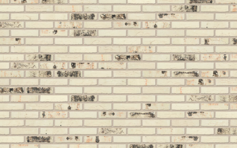 Кирпич керамический полнотелый Nelissen Rodruza Wit Sintered рельефный, 215*50*65 мм