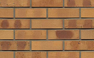 Кирпич клинкерный пустотелый Muhr 06K Hellbraun-bunt Kohle гладкий, 290*90*113 мм