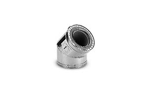Отвод SCHIEDEL KERASTAR 45 град., D 140 мм