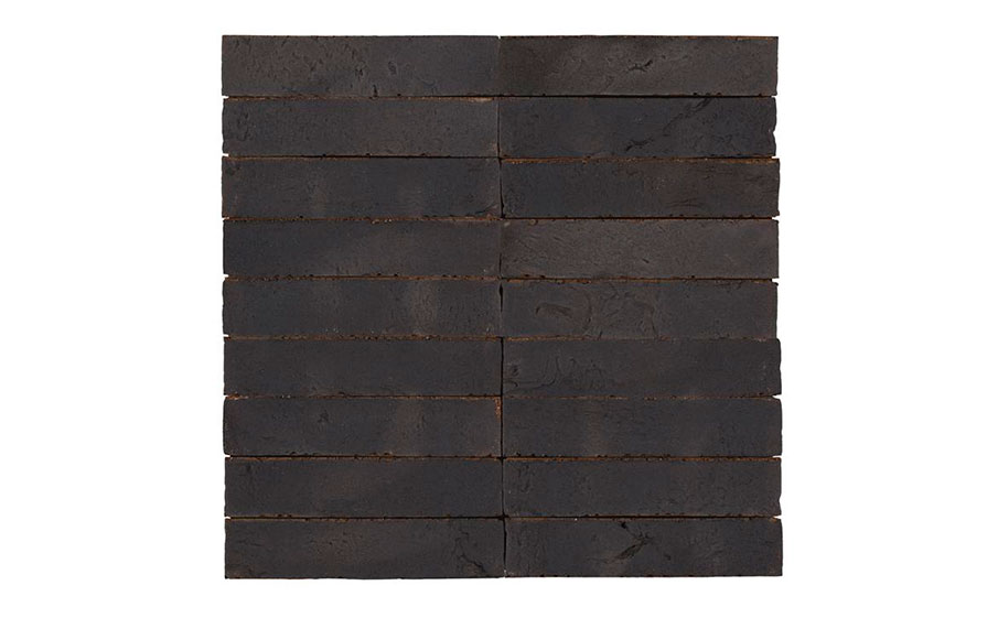 Кирпич облицовочный керамический пустотелый Terca Grafitinmusta ретро, 285*85*60 мм