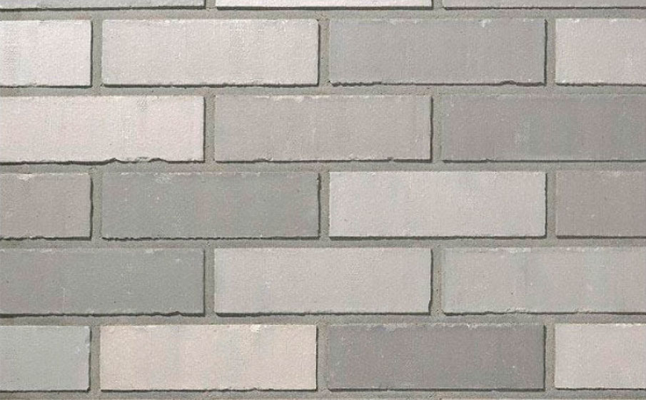 Кирпич клинкерный пустотелый Roben Faro grau bunt гладкий, 240*115*52 мм