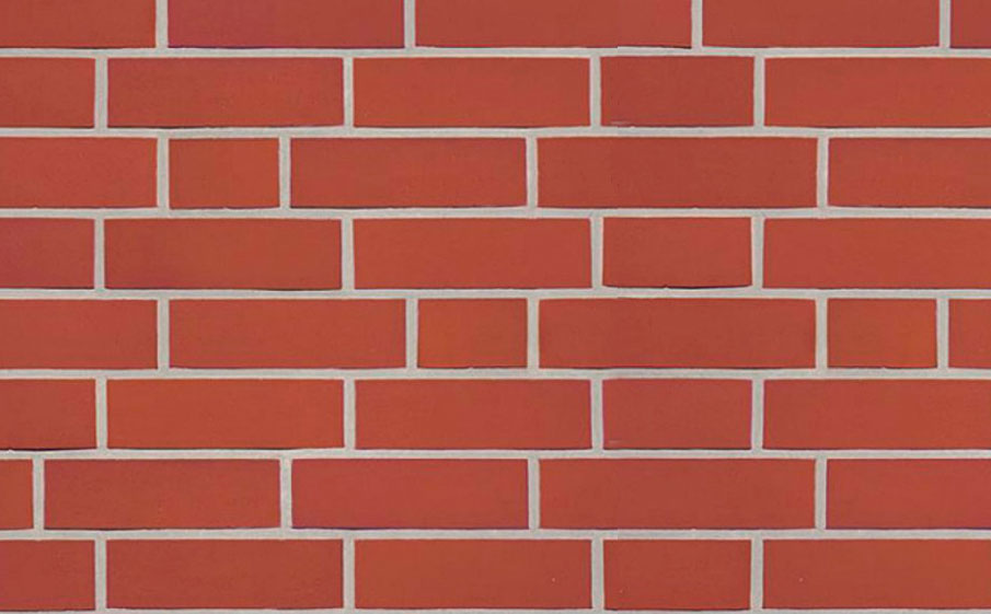 Кирпич клинкерный полнотелый Roben Greetsiel friesisch-rot гладкий, 240*115*52 мм