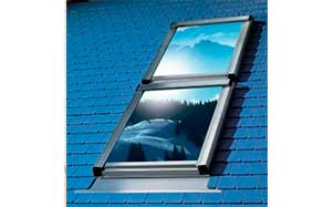 Комплект из 2-х окладов (одно над другим) для плоской кровли VELUX ESK 0012, 780*1180 мм