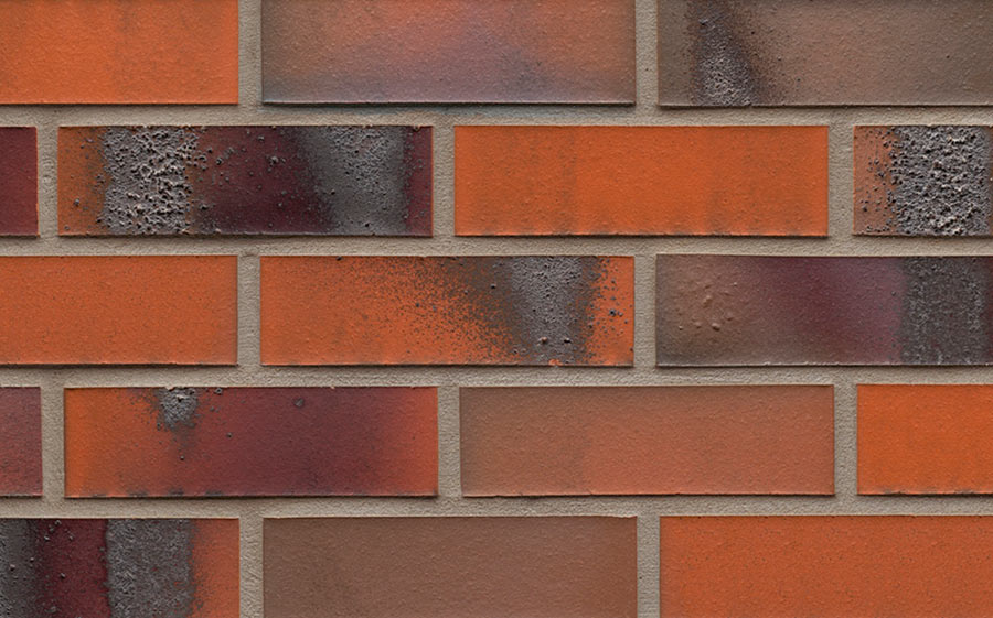 Клинкерная фасадная плитка Feldhaus Klinker R562 Carbona terreno bluastro, 240*52*14 мм