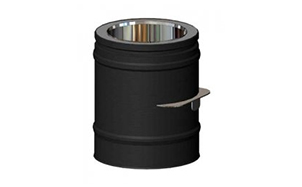 Шибер SCHIEDEL PERMETER 25 черный, D 130/180 мм