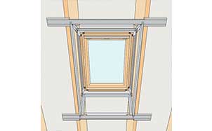 Комплект направляющих для откосов VELUX LSG 1000, 940*1180 мм