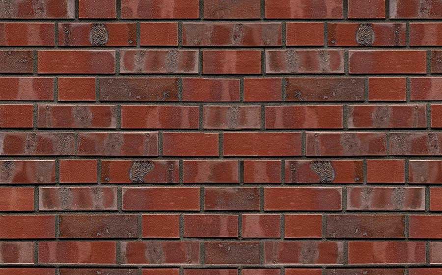 Кирпич клинкерный пустотелый ABC 0104 Brandenburg rot-bunt гладкий, 240*90*71 мм
