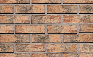 Кирпич клинкерный пустотелый CRH Texas рельефный, 250*120*65 мм