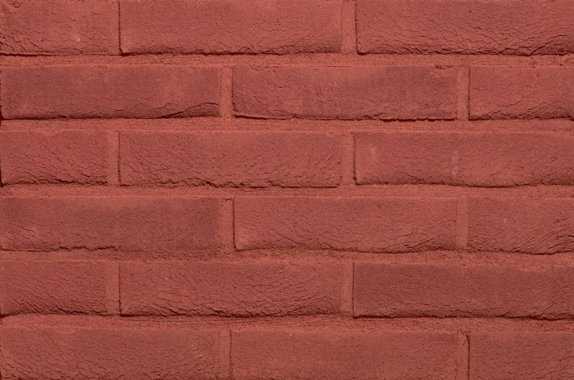Кирпич облицовочный ручной формовки Terca Donkerrood (65mm Forum Burgundy), 215*102*65 мм