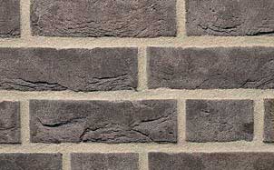 Кирпич облицовочный ручной формовки Terca Cinder Grey Donkergrijs (65MM WFD CINDER GREY), 215*102*65 мм