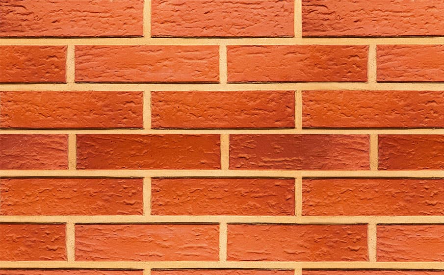 Кирпич облицовочный керамический пустотелый Terca Red риф, 250*85*65 мм