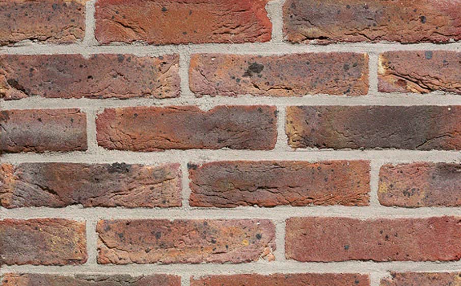 Кирпич облицовочный ручной формовки Terca Veldbrand Exterieur (50mm YORK RUSSET), 208*98*48 мм
