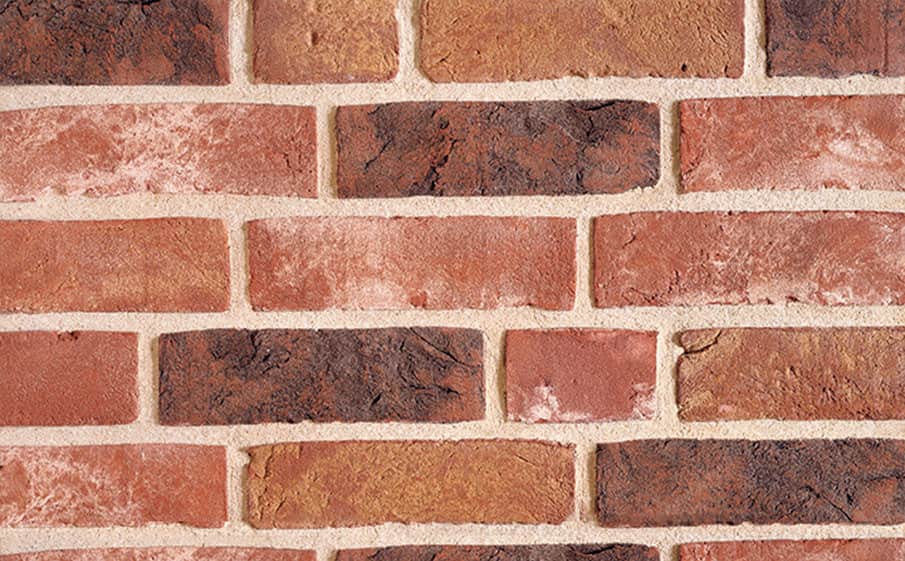Кирпич облицовочный ручной формовки Terca Pastorale (50mm PASTORALE MULTI), 215*102*50 мм