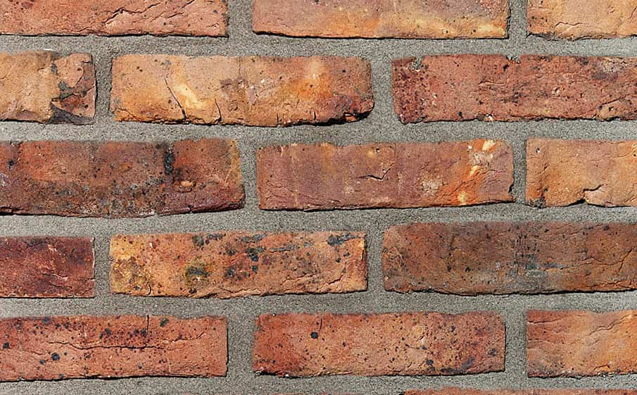 Кирпич облицовочный ручной формовки Terca Veldbrand Exterieur Getrokken (OLD YORK CLAMP 65 MM), 208*98*63 мм