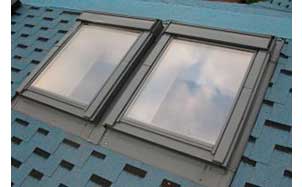 Комплект из 2-х окладов (бок о бок) для плоской кровли VELUX EKS 0021, 1140*1180 мм