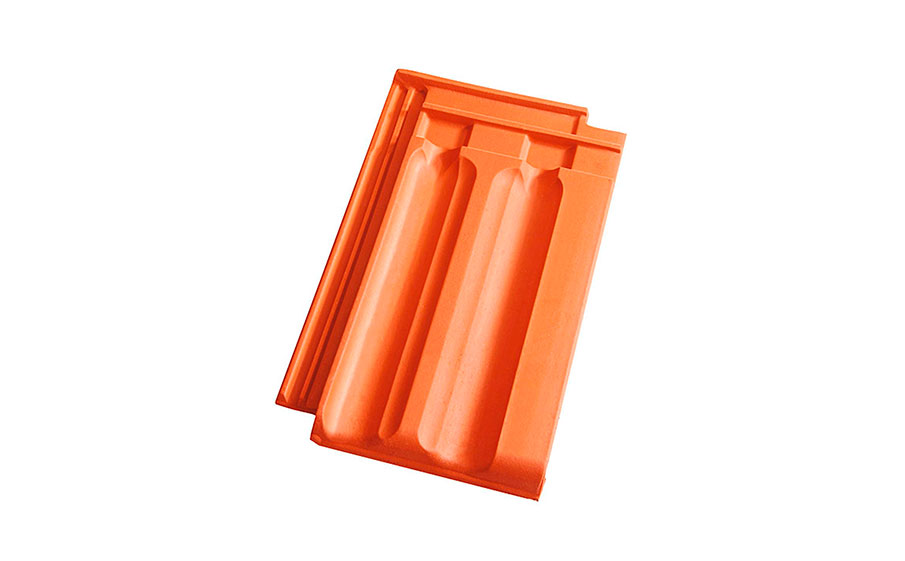 Керамическая черепица рядовая Koramic Tradi 15 (E20) Natural Red