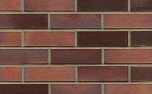 Кирпич клинкерный пустотелый Muhr 04EG Rotbraun-bunt Edelglanz гладкий, 240*115*71 мм