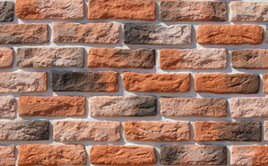 Облицовочный камень White Hills Брюгге брик цвет 316-50