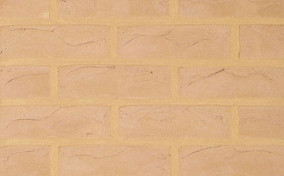 Кирпич облицовочный ручной формовки Terca Amarillo (65mm Bramshaw Buff), 215*102*65 мм