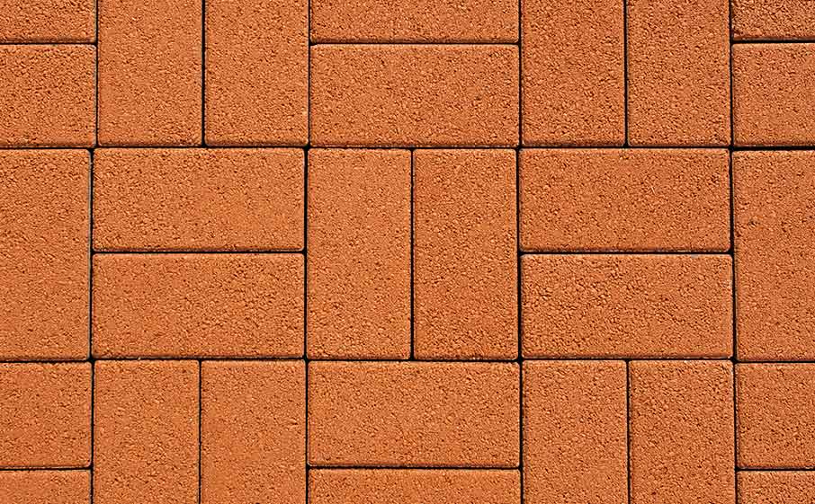 Плитка тротуарная ВЫБОР ЛА-Линия 2П.4, Гранит оранжевый, 200*100*40 мм