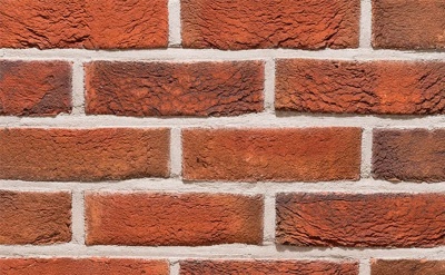 Кирпич облицовочный ручной формовки Terca Belbrook (65mm BELLBROOK RED MULTI), 215*102*65 мм